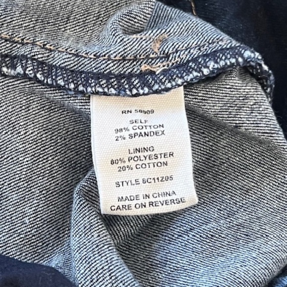 Chelsea & Violet Denim Crop Jeans with Tie Belt Women's Size 29 - Picture 5 of 7